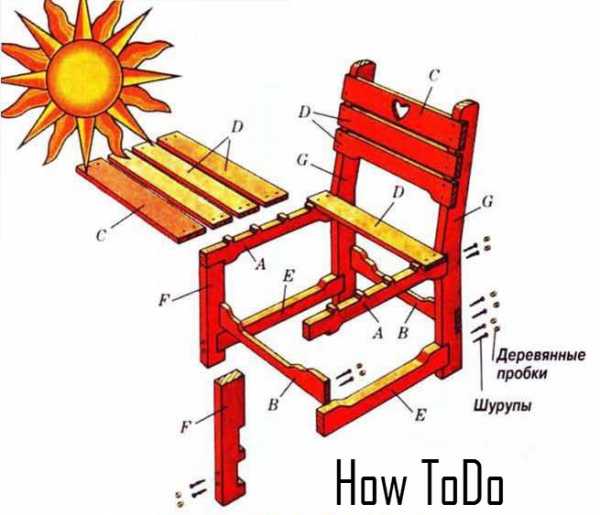 Стул из дерева своими руками чертежи и схемы