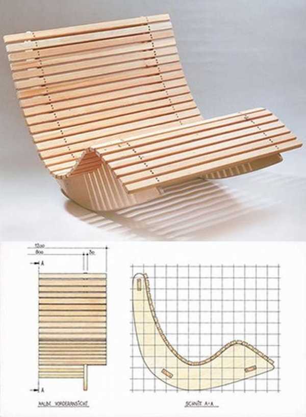Кресло качалка своими руками чертежи из фанеры фото чертежи