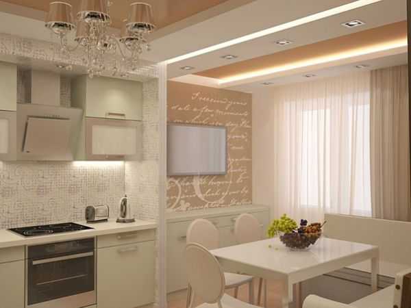 Интерьер дизайн кухни потолки