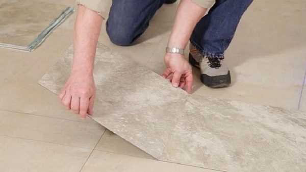 Кварцвиниловая плитка укладка на бетонный пол – как укладывать .
