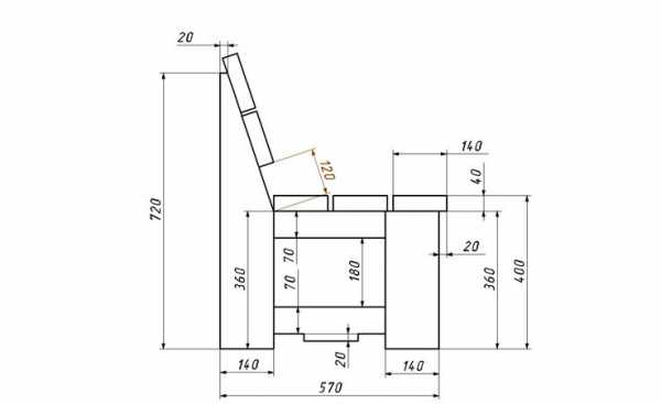 Лавка своими руками из досок со спинкой чертежи и схемы