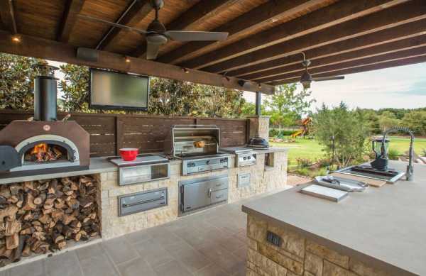 Летняя кухня на даче проекты фото с печью мангалом – Проекты летней .