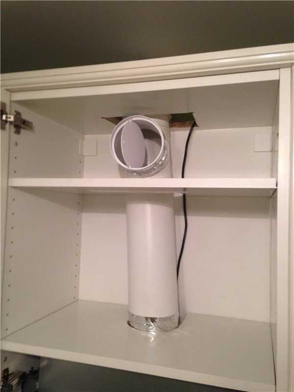 Обратный клапан для вытяжки на кухне 100 мм