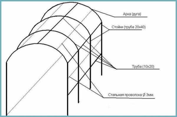 Арка для винограда из металла своими руками схема и размеры