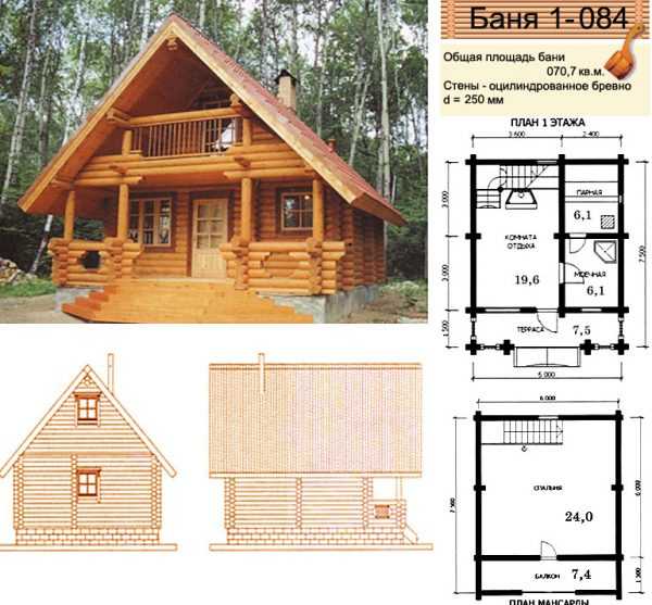 Планировка бани 6х6 с комнатой отдыха и террасой