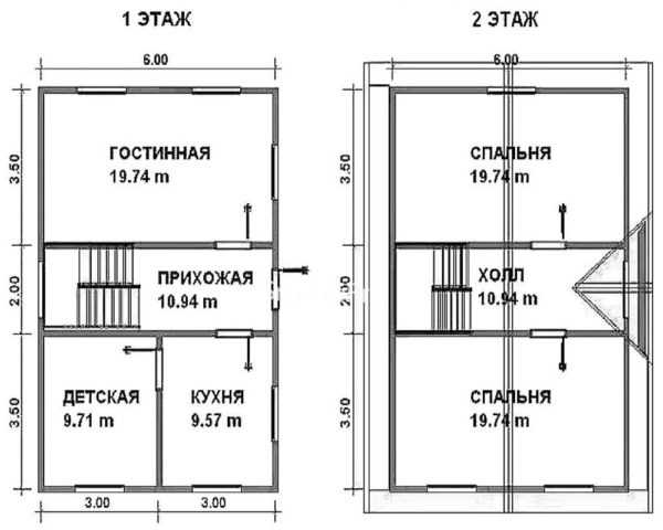 Дом мансардного типа фото планировка строения