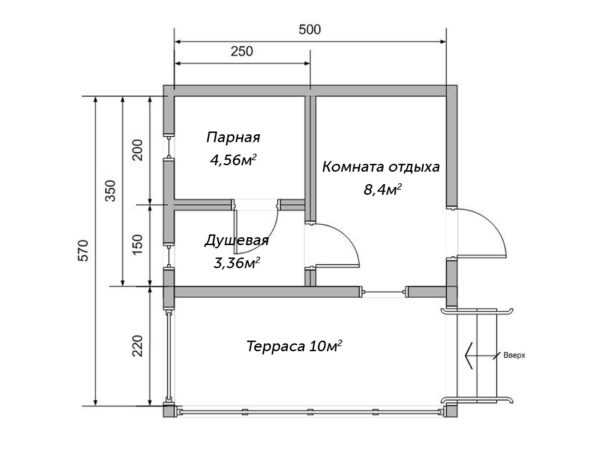 Планировка парной 2х3 фото