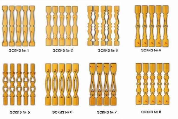 Плоские балясины из дерева своими руками чертежи