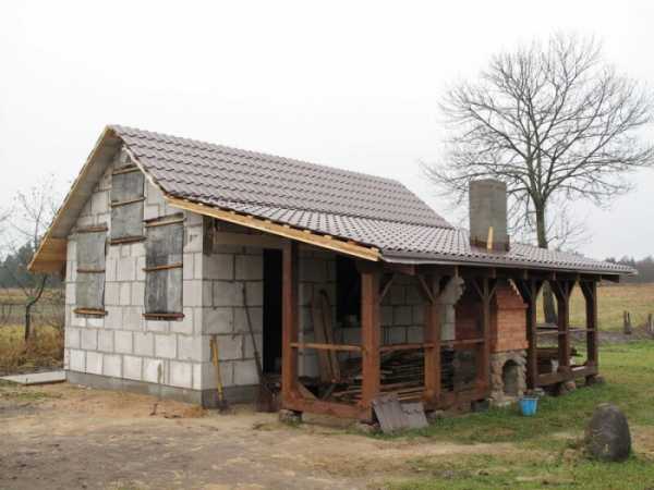 Sauna s verandom i peći za roštilj - izbor mjesta i materijala, primjeri rasporeda