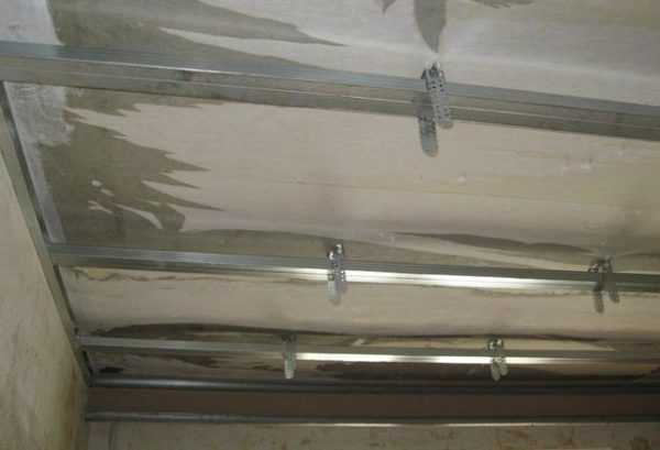 Профили потолочные для гипсокартона – размеры и виды направляющих, цена ...