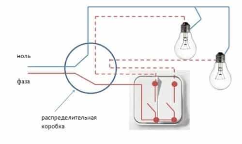 Выключатель legrand valena двухклавишный схема подключения