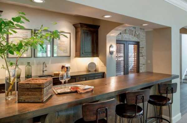 Раздвижная барная стойка – барный стол в студии, п-образная большая ...