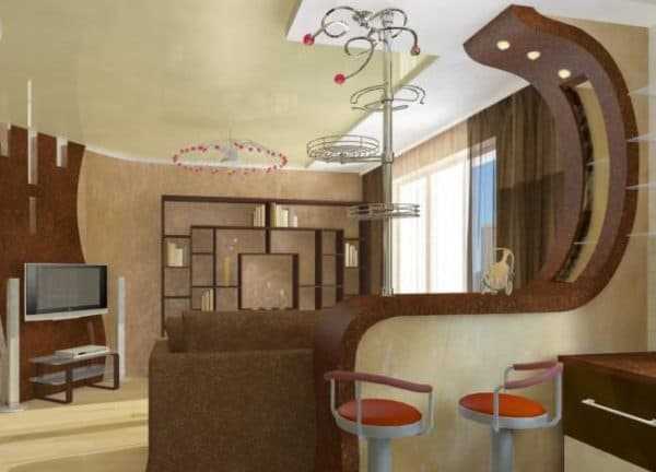 Раздвижная барная стойка – барный стол в студии, п-образная большая ...