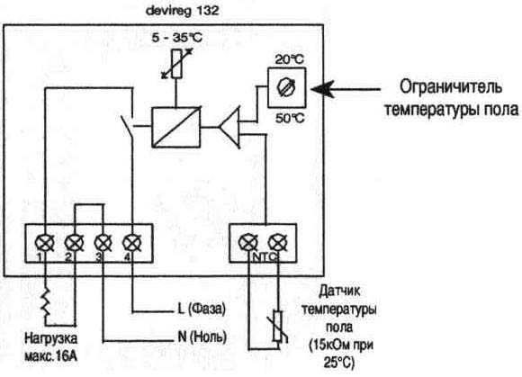 Схема подключения электрокотла protherm 12k