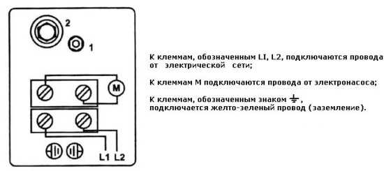 Подключение реле сухого хода