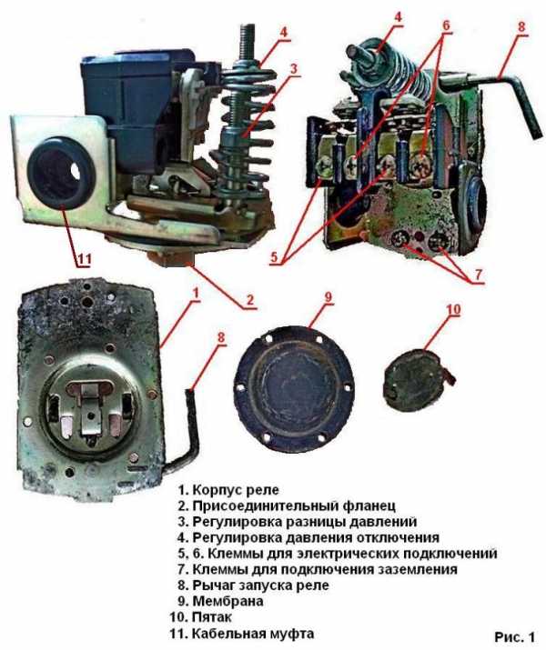 Реле сухого хода для скважинного насоса схема