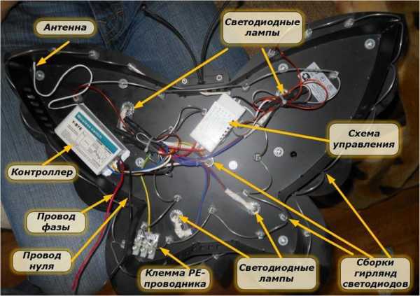 Реле светодиодной люстры