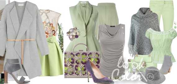 Сочетание зеленого с красным Сочетание зелёного и