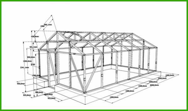 Теплица деревянная своими руками чертежи
