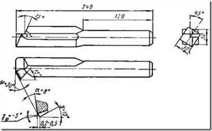 Токарные резцы расточные – Резец расточной твердосплавный упорный и ...