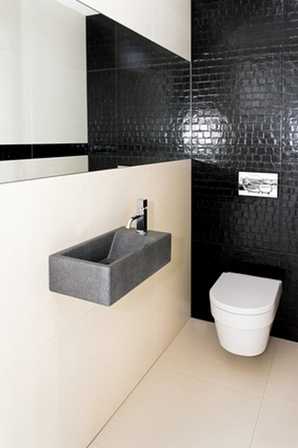 Дизайн Черно Белого Туалета Фото