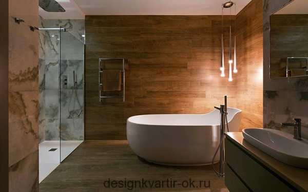 Дизайн ванной с реечным потолком