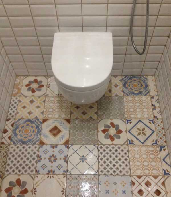 Дизайн выкладки плитки в туалете