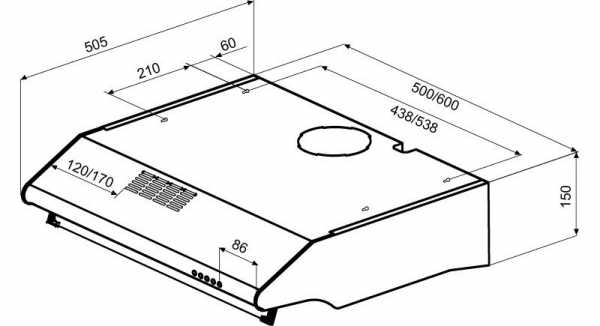 Размеры воздуховода для вытяжки на кухне