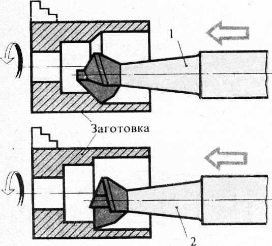Расточной резец для сквозных отверстий чертеж